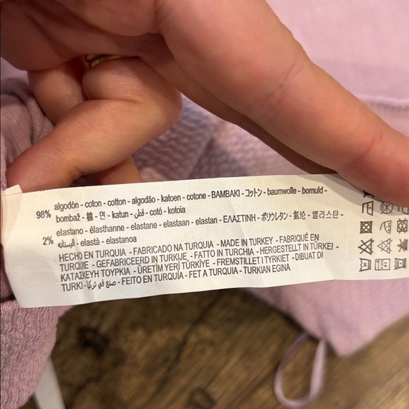 Zara Lavender Women's Crop Top. - Picture 7 of 7